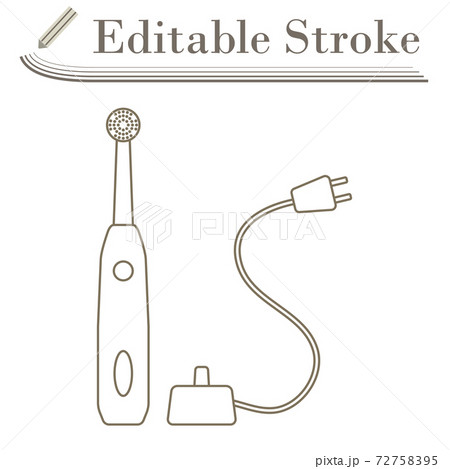 Electric Toothbrush Icon 72758395