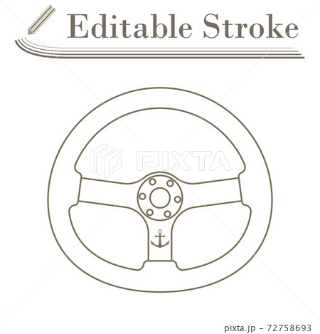 Icon Of Steering Wheel 72758693