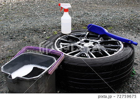 ホイール洗浄に必要な洗車用品 72759675