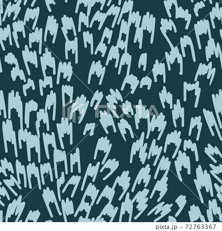 Abstract seamless pattern with hand drawn small geometric shapes. Graphic brush texture. Good for textile, fabric, background or wrapping design. Simple minimalist style. 72763367