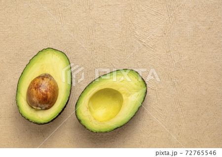 cut avocado fruit abstract 72765546