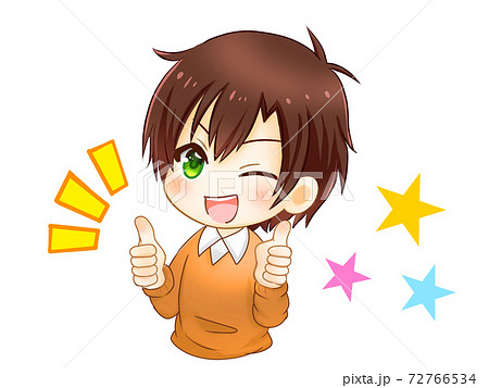 グッド する男の子のイラスト素材2のイラスト素材