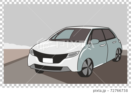 Road cloudy ordinary car Road cloudy ordinary car 72766738