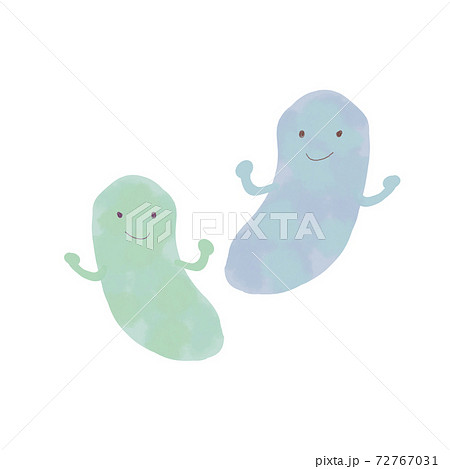 シンプルでかわいい乳酸菌のイメージのイラスト素材 シンプルでかわいい乳酸菌のイメージのイラスト素材