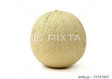 マスクメロン 白抜きの写真素材
