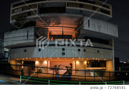 クウェート大使館 夜景 クウェート大使館 夜景 72768581