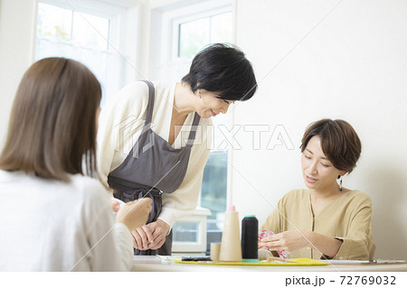 裁縫教室　手作りマスク　ワークショップ 72769032