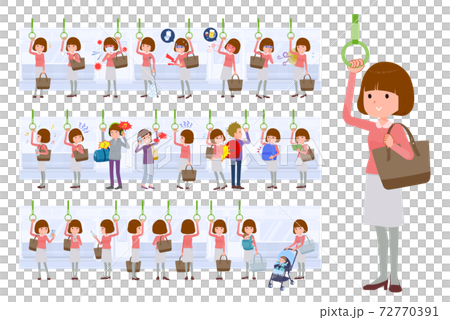 火車 電氣列車 女生 72770391