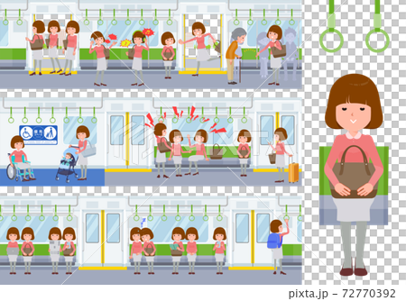 火車 電氣列車 女生 72770392