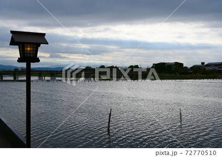 嵯峨嵐山　渡月橋　京都 72770510