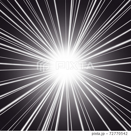 黒背景のウニフラッシュの背景イメージのイラスト素材