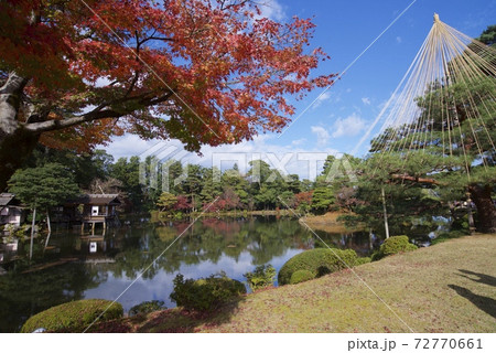 秋の兼六園(石川県金沢市) 秋の兼六園(石川県金沢市) 72770661