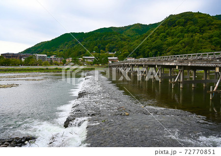 渡月橋　大堰川　嵐山　京都 72770851