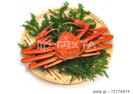 茹でたズワイガニ 茹でたズワイガニ 72770874