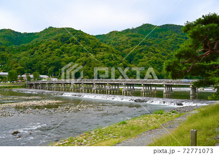 渡月橋 桂川 嵐山 渡月橋 桂川 嵐山 72771073