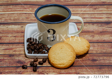 コーヒーとクッキー コーヒーとクッキー 72773796