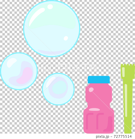 Soap bubbles, soap bubbles and straws Soap bubbles, soap bubbles and straws 72775514