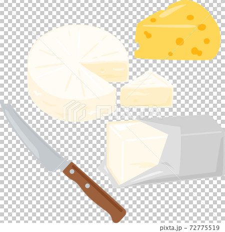 チーズのイラストセットのイラスト素材