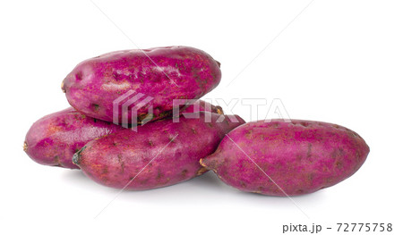 Japanese Sweet Potato an isolated on white background. Japanese Sweet Potato an isolated on white background. 72775758