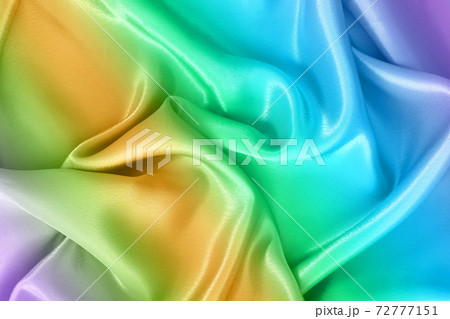 colorful fabric abstract background, pattern wave fabric silk background 72777151