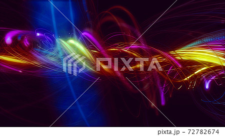 Glowing Lines Flow Glowing Lines Flow 72782674