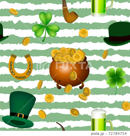 St. Patrick s day seamless Pattern St. Patrick s day seamless Pattern 72784754