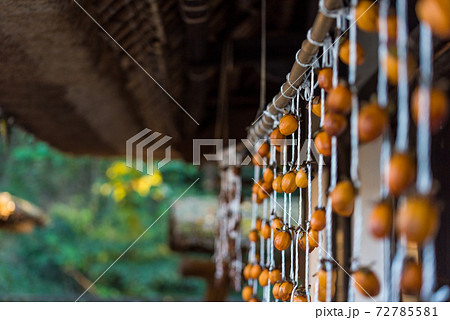 干し柿作り 干し柿作り 72785581