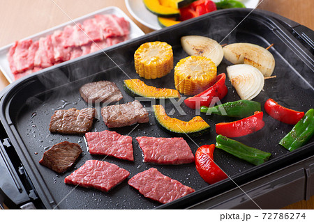 ホットプレートで焼肉 ホットプレートで焼肉 72786274