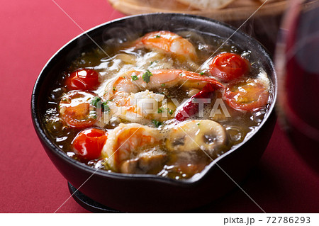 アヒージョのアップ 72786293