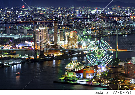 大阪 都市景観 天保山方面 大阪 都市景観 天保山方面 72787054