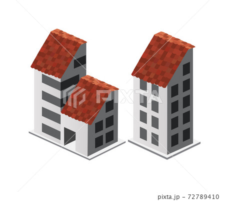 Isometric 3D dimensional skyscraper building of the modern Isometric 3D dimensional skyscraper building of the modern 72789410