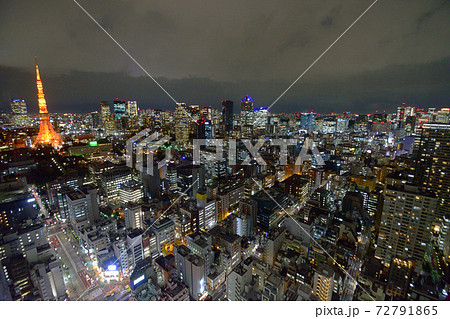 港区夜景 72791865