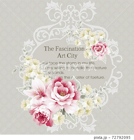 透明水彩 水彩画 花 72792095