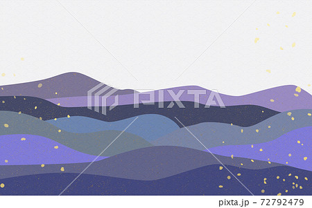 イラスト素材 和風 和柄 文様 山 青海波文様 風景 山 丘のイラスト素材 イラスト素材 和風 和柄 文様 山 青海波文様 風景 山 丘のイラスト素材