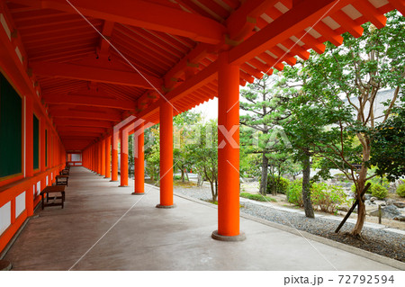 回廊　庭園　三十三間堂 72792594