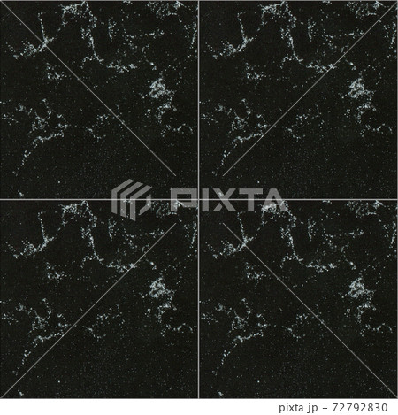 Square seamless black quartz ceramic mosaic tile texture background 72792830