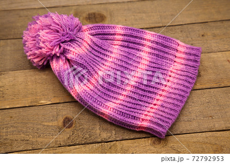 Handmade wool knitted winter hat and scarf Handmade wool knitted winter hat and scarf 72792953