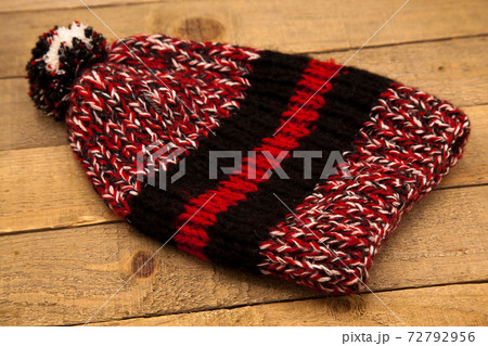 Handmade wool knitted winter hat and scarf Handmade wool knitted winter hat and scarf 72792956