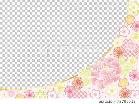 Spring gorgeous Japanese pattern 04 - Stock Illustration [72793512] - PIXTA