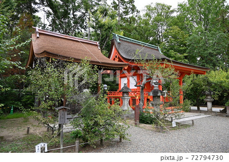 北野天満宮 地主神社と末社 老松社 北野天満宮 地主神社と末社 老松社 72794730