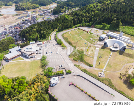 【石川県】 能登半島 道の駅 のとじま周辺空撮 【石川県】 能登半島 道の駅 のとじま周辺空撮 72795936