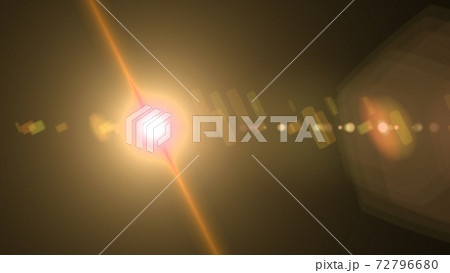 フレアライト光線ビームグラフィック背景素材 72796680