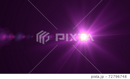 フレアライト光線ビームグラフィック背景素材 72796748