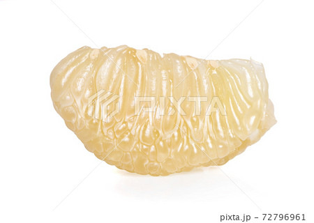 Pomelo (Citrus maxima or Citrus grandis) isolated on white background. 72796961