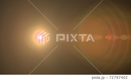フレアライト光線ビームグラフィック背景素材 72797402