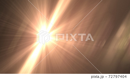 フレアライト光線ビームグラフィック背景素材 72797404