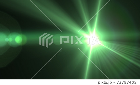 フレアライト光線ビームグラフィック背景素材 72797405