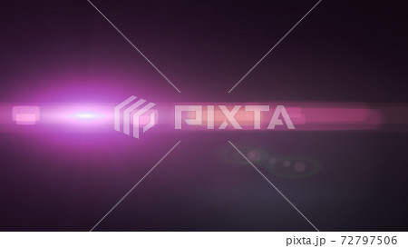 フレアライト光線ビームグラフィック背景素材 72797506