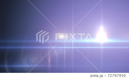 フレアライト光線ビームグラフィック背景素材 72797950