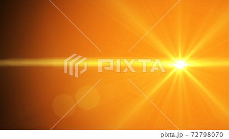 フレアライト光線ビームグラフィック背景素材 72798070